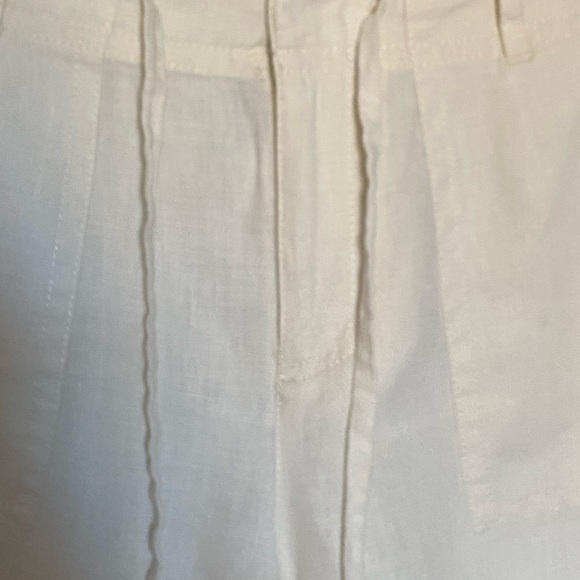 NWOT  Liz Wear by Liz Claiborne Womens Khaki linen drawstring shorts Size 8 - Picture 5 of 16